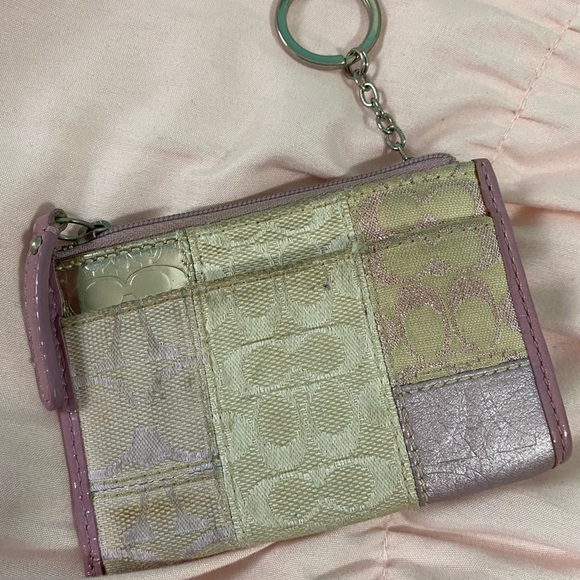 Coach coin purse wallet Purple and pink - Picture 5 of 7